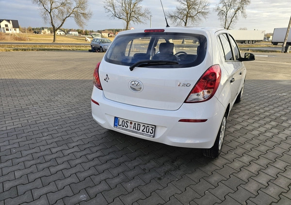 Hyundai i20 cena 25900 przebieg: 140000, rok produkcji 2014 z Lipiany małe 529